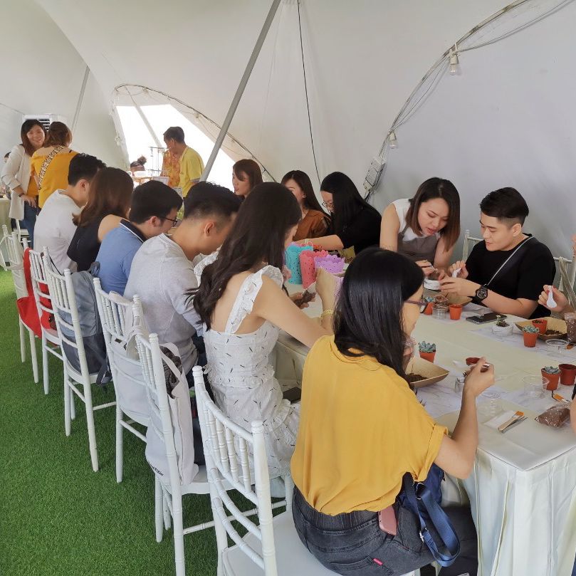 Corporate Team Building Activities- Terrarium Workshop