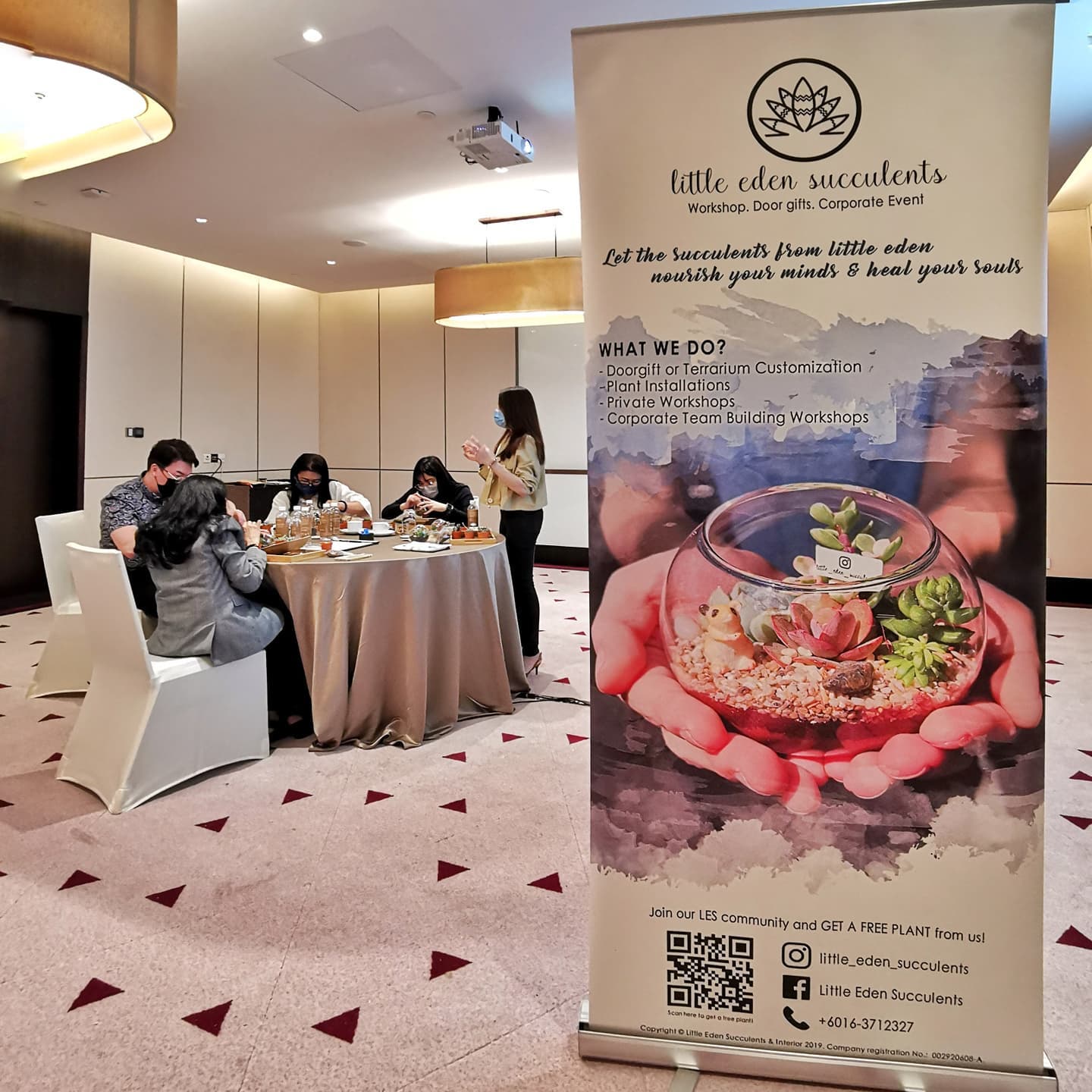 Corporate Team Building Activities- Terrarium Workshop