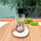 Mix Indoor Plants in Cylinder Terrarium with Cork