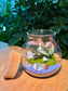 Indoor Plant with bunny in Glass Terrarium 🐰