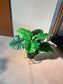 Artificial Elephant Ear Plant (象耳芋) in Black Polymer Pot
