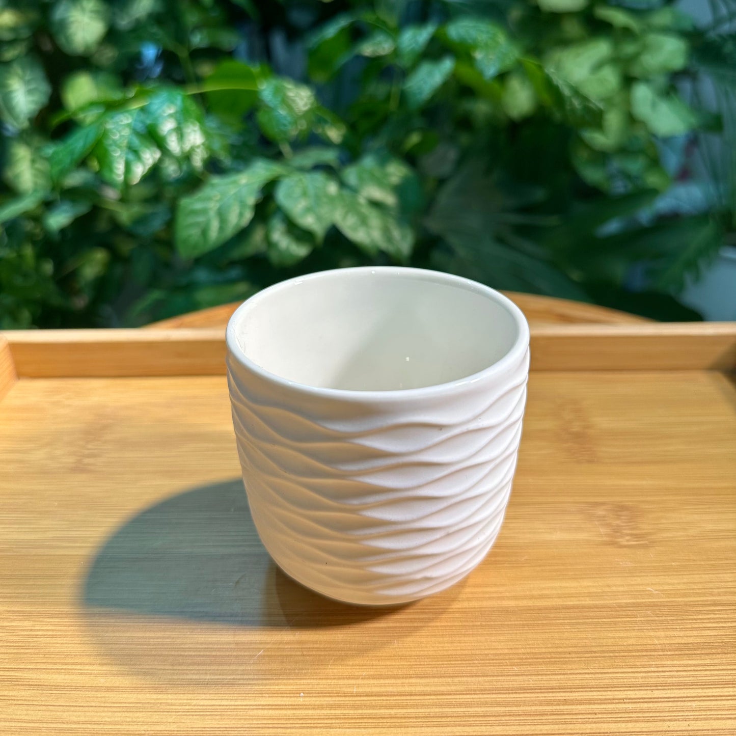 White Designer Pot