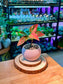 Chinese Evergreen (万年青) Aglaonema Red in Pink Textured Ceramic Pot