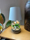 LES Table Lamp with Indoor Plant Terrarium in Hour Glass