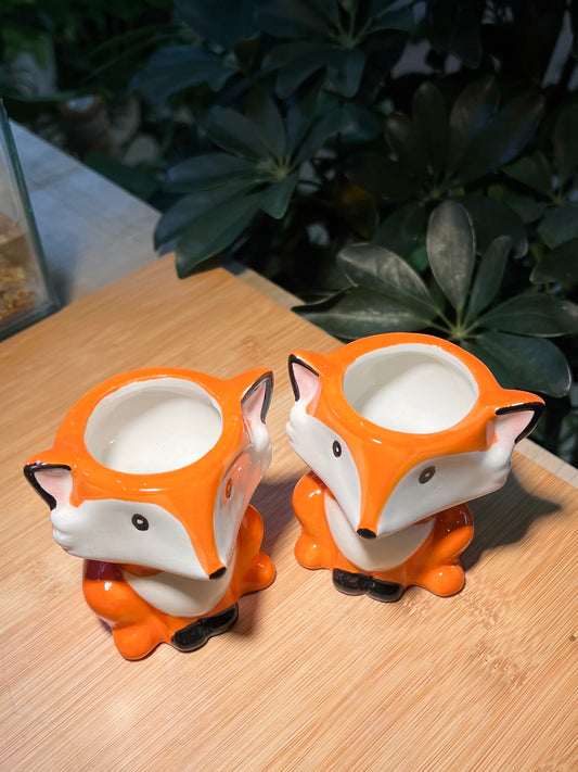 Adaptable Fox Ceramic Pot