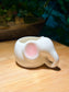 Elephant with Pinkish Ear Ceramic Pot