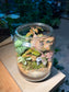 Fittonia with Moss Arrangement in Terrarium Jar (2L)