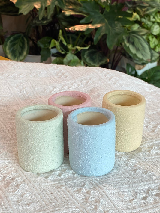 Pastel Petal Matte Claypot