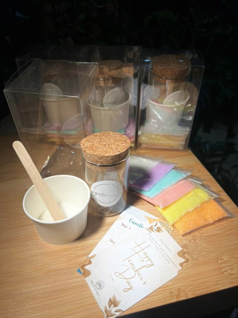 Teacher’s Day Gift - Scented Candle DIY (5pcs/set)