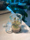 Fittonia with Moss (Indoor Plant) Arrangement in Terrarium Jar (S)