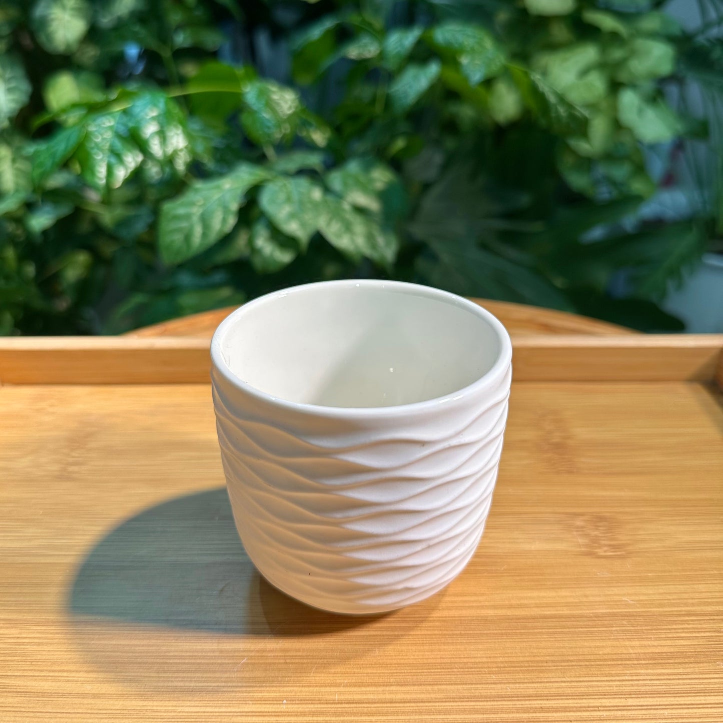 White Designer Pot