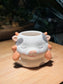 Sleepy Piggie Ceramic Pot
