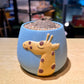 Stephania in Blue Giraffe Claypot