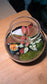 Indoor Plants in Round Covered Glass (S)