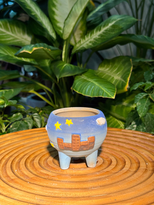 Sky Full of Star Round Ceramic Pot