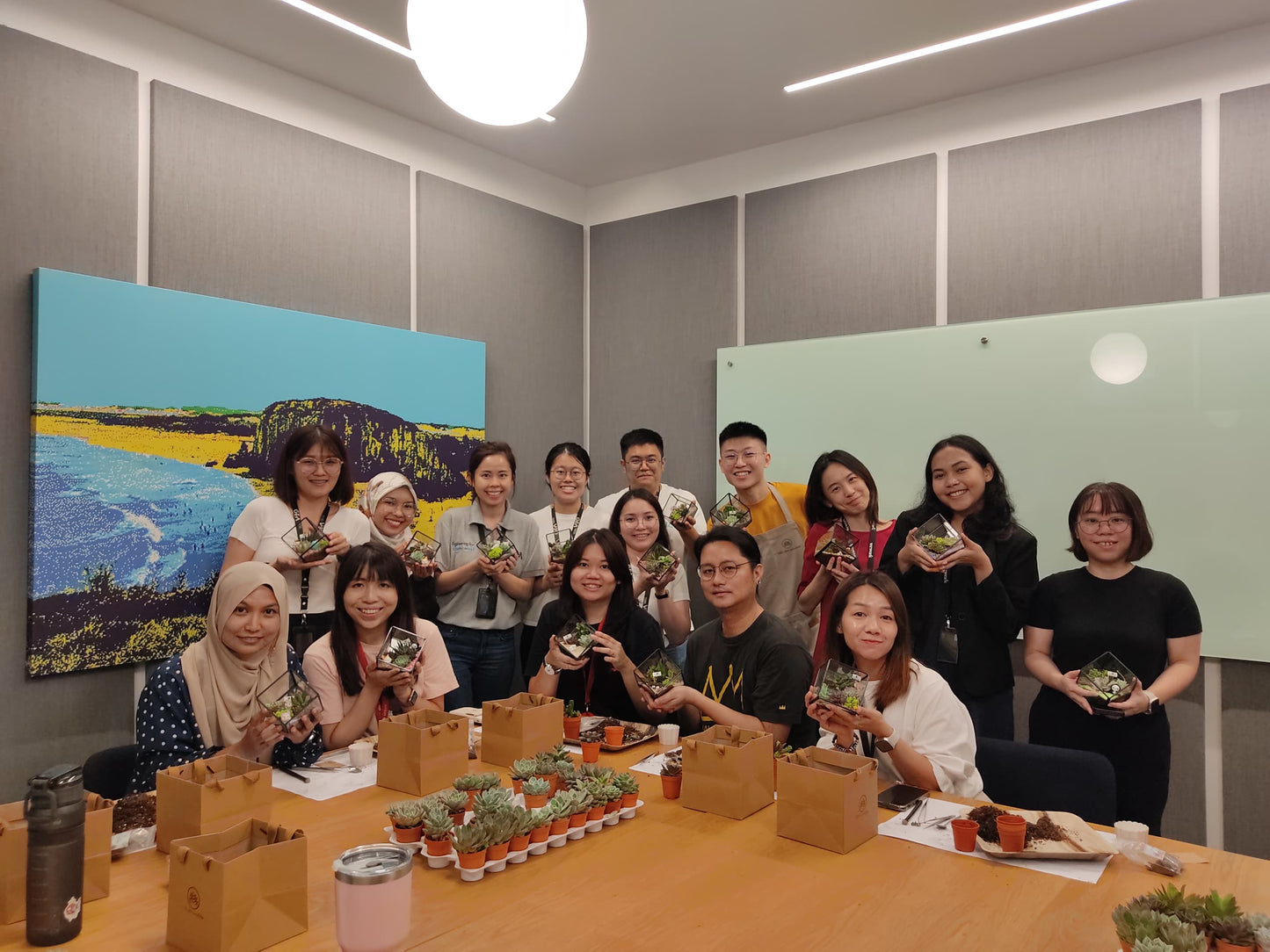 Corporate Team Building Activities- Terrarium Workshop