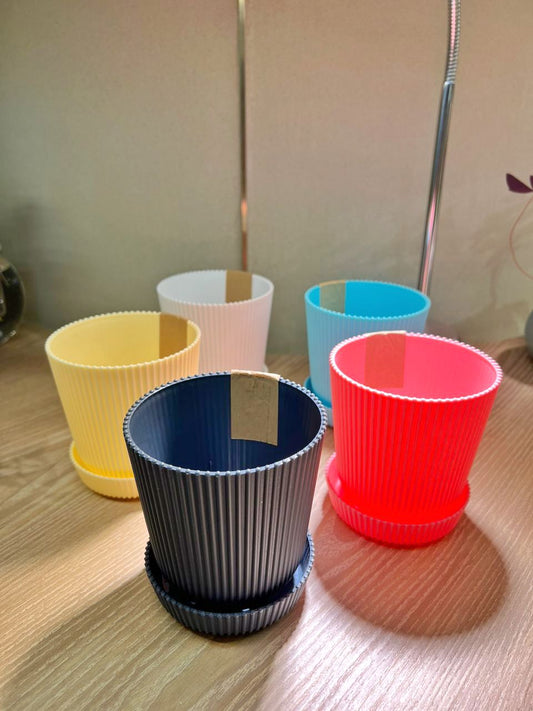 Polymer Pot with Saucer Plate