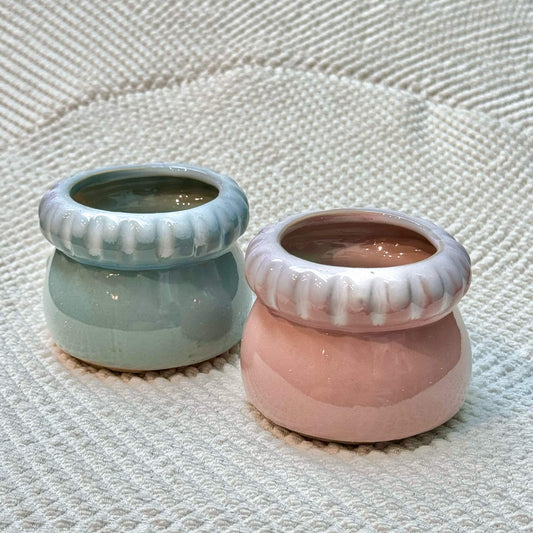 Glazed Round Pot