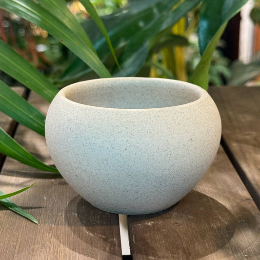 Zen Matte Grey Round Pot