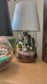 LES Table Lamp with Indoor Plant Terrarium in Hour Glass