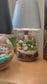 LES Table Lamp with Indoor Plant Terrarium in Hour Glass